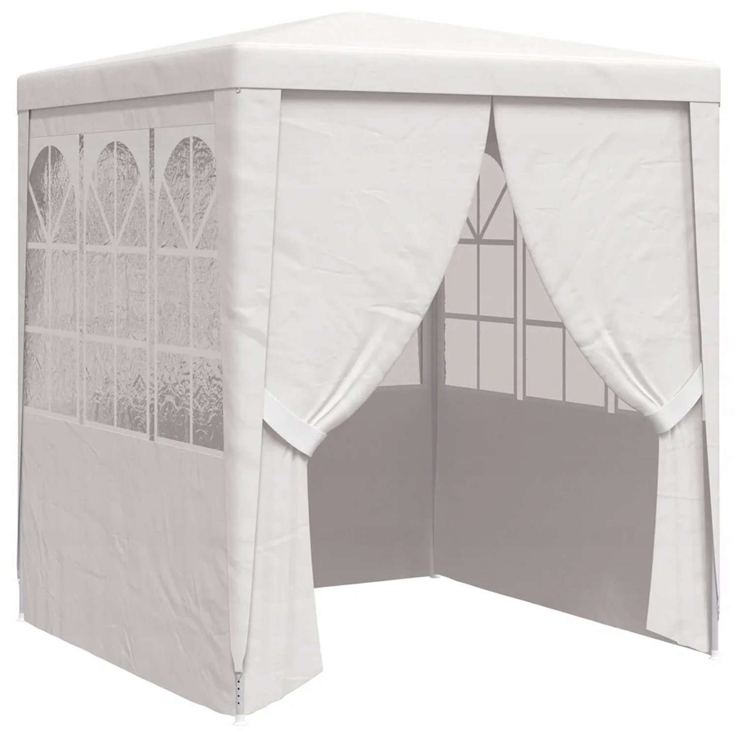 Merkloos Feesttent Wit 2,5x2,5x2,4m UV- en Waterbestendig