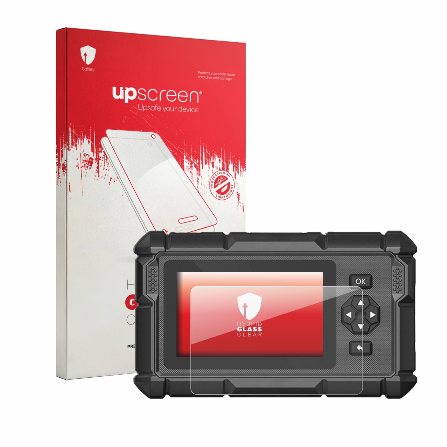 upscreen - Screenprotector voor Topdon ArtiDiag 700 - Folie Beschermfolie Beschermglas transparant