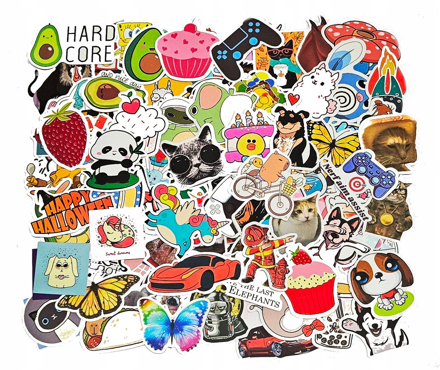 100x Waterdichte Kinderstickers voor Fiets & Meer - Diverse Ontwerpen