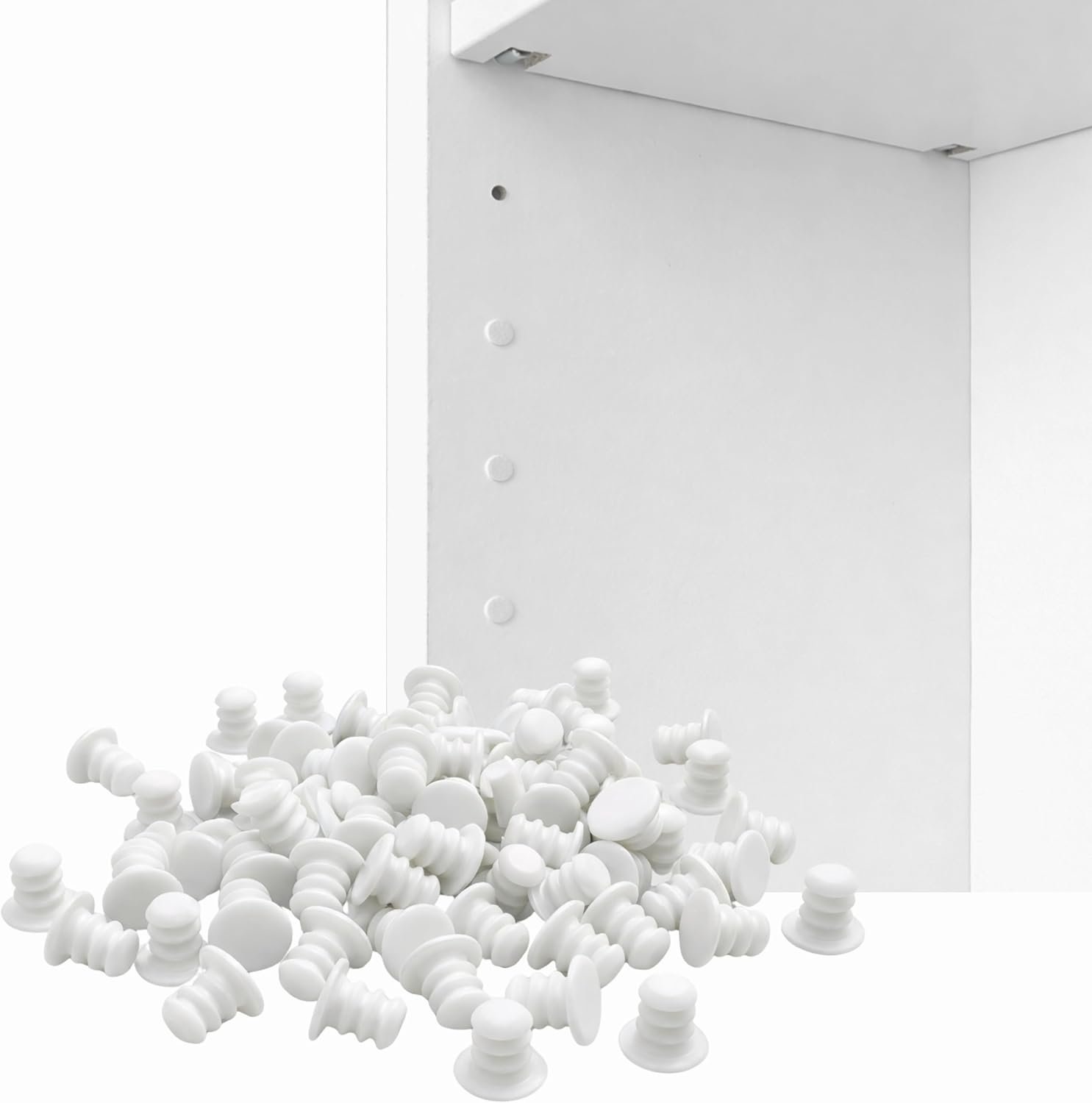 120 x Blind Plugs White, Diameter 2.9 mm, Hole Covers for Drill Holes and Screw Holes, Plastic Cover Caps for IKEA - ShopVlot