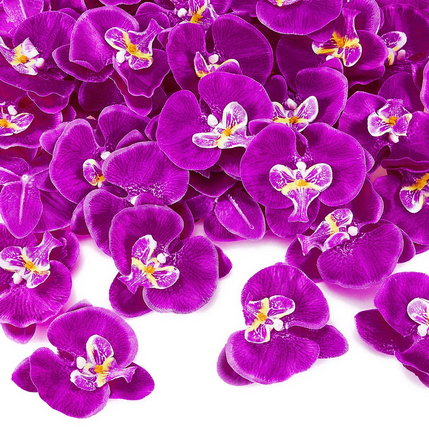 Orchideeënbloemblaadjes 40 stuks - kunstzijde - phalaenopsis - perfect voor bruiloften - ShopVlot