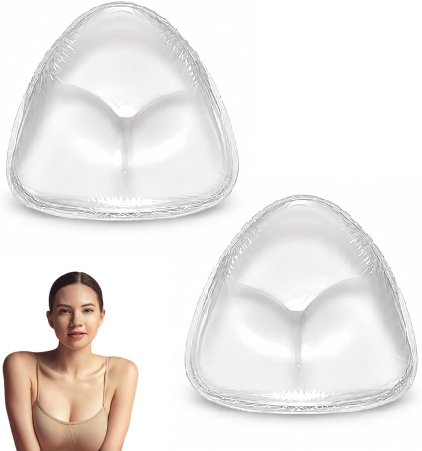Copri Reggiseno Adesivo Senza Segni, Reggiseno materiaal van siliconen, voor het modelleren en vergroten van de borst, voor de bikini