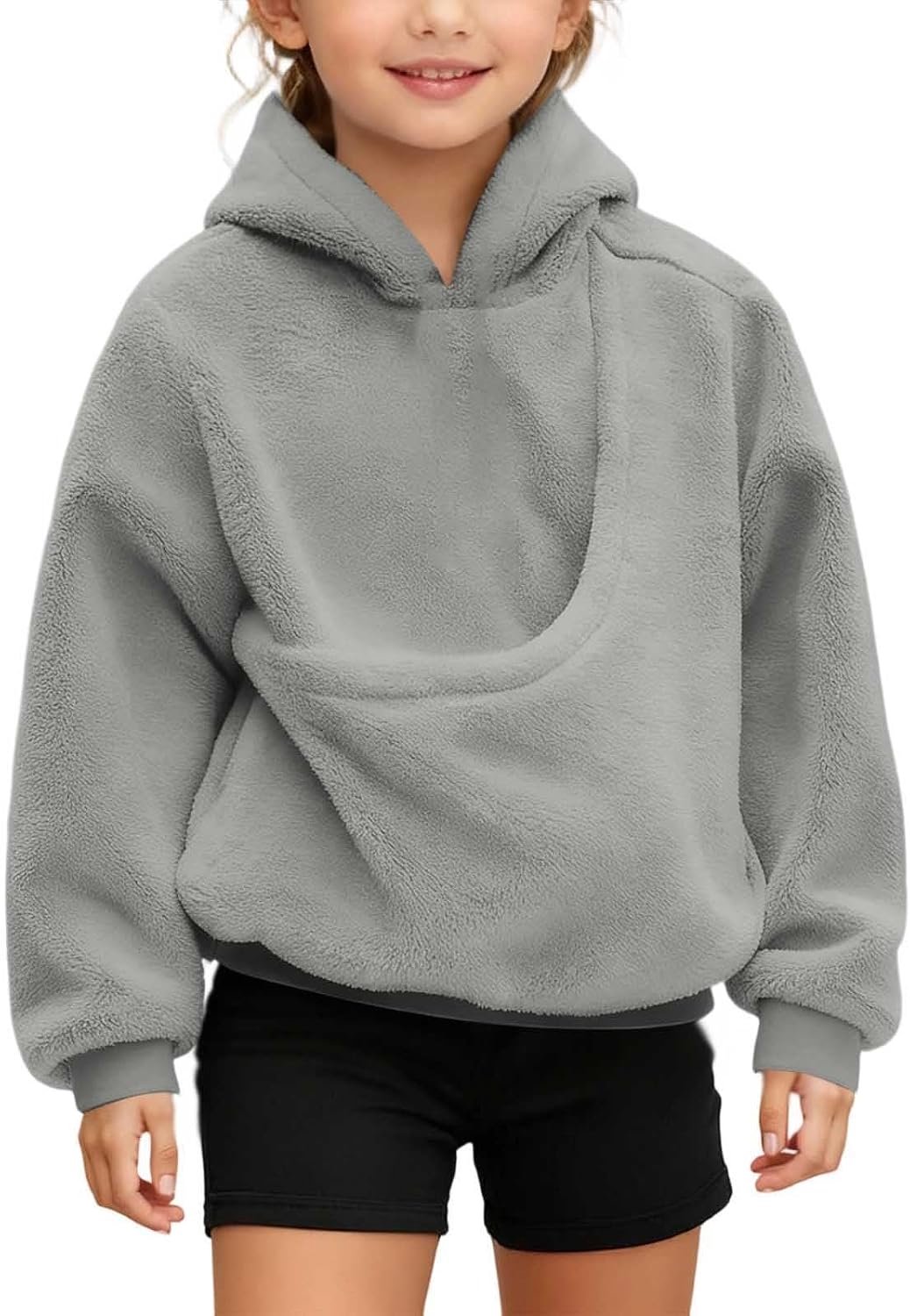 Générique Hoodies voor meisjes, puppy's, katten, bretels, zakken, lange mouwen, hoodies