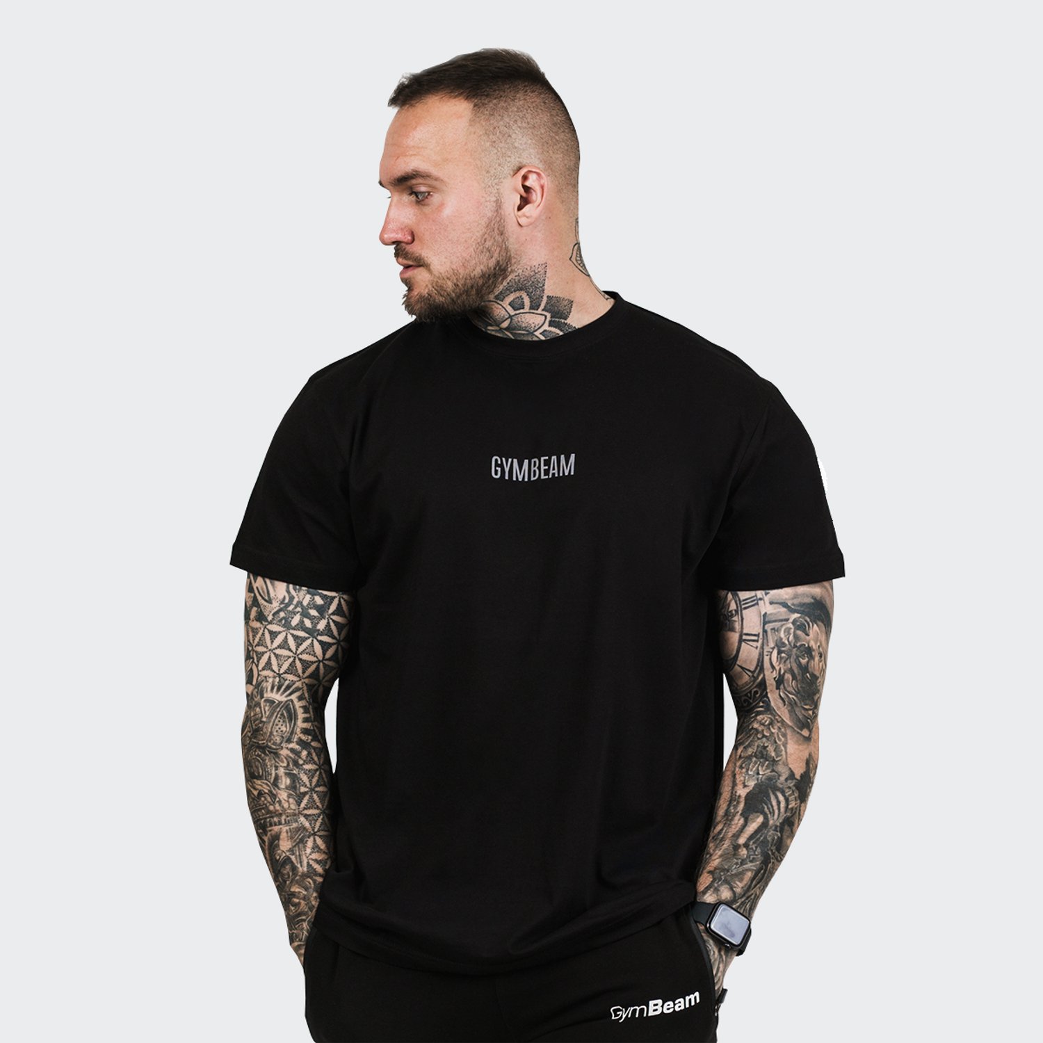 GymBeam FIT T-Shirt Zwart M
