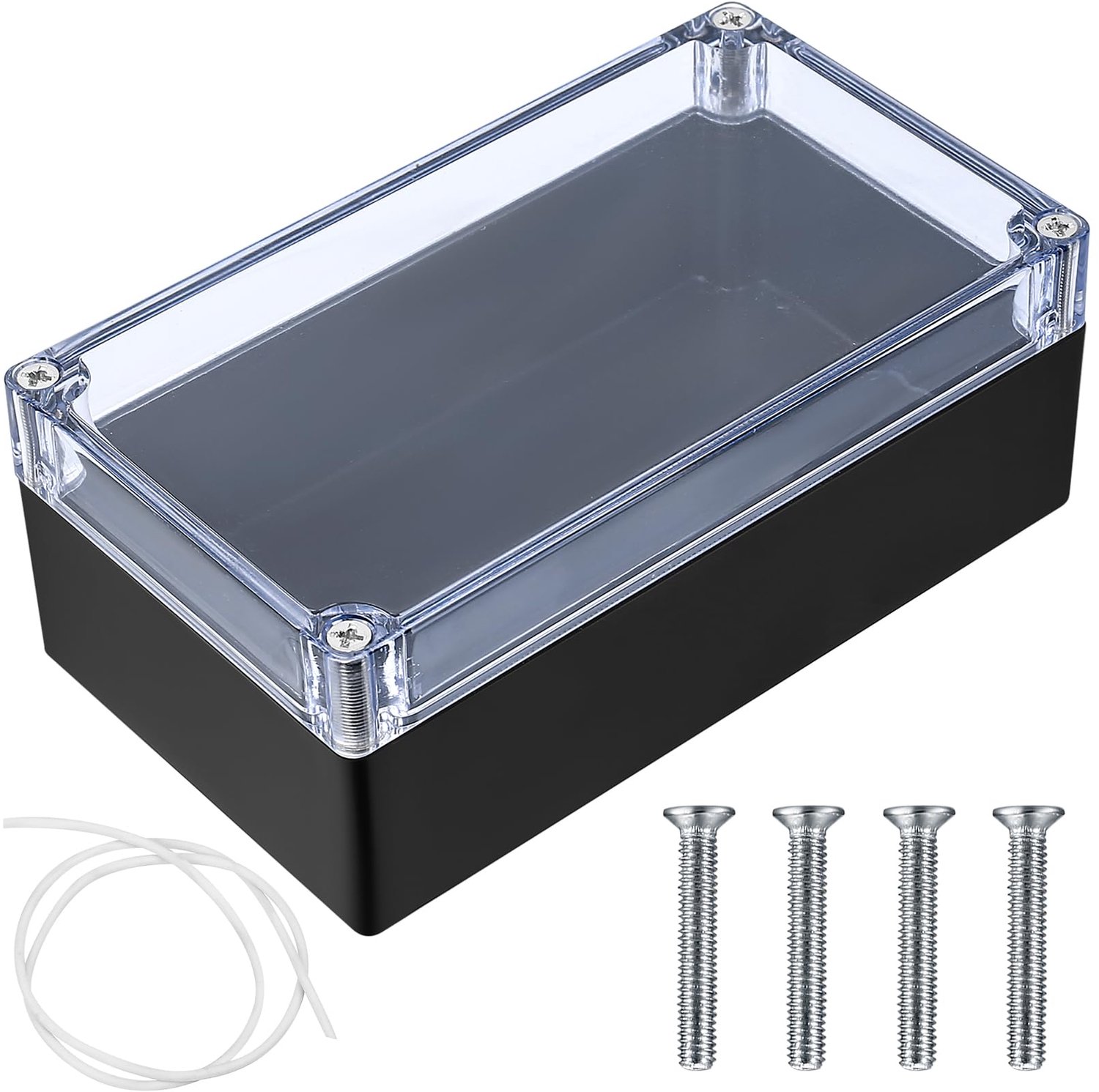 Aansluitdoos voor elektronica, aansluitdozen, waterdicht IP65, verdeeldoos, opbouwdoos, elektronicaprojectdoos , aansluitkast, behuizing kunststof (tr