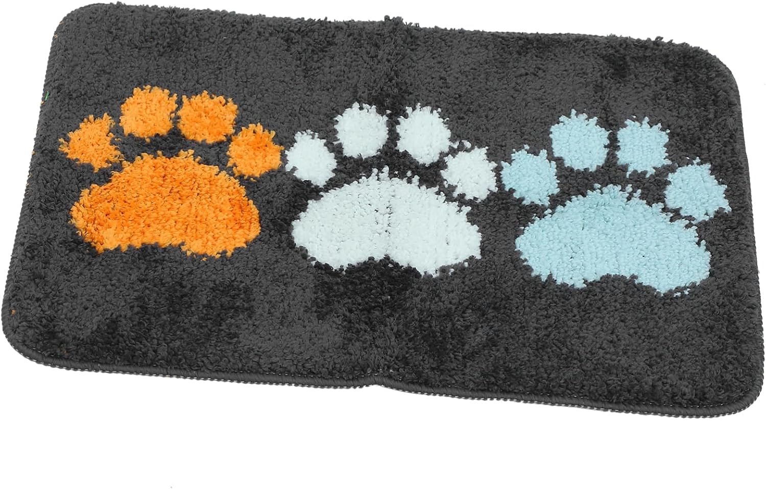 Happyyami Badkamermat Antislip Badmatten Huisdiermat Waterabsorberende Mat Wasbare Vloermat Voetenvorm Mode Praktisch