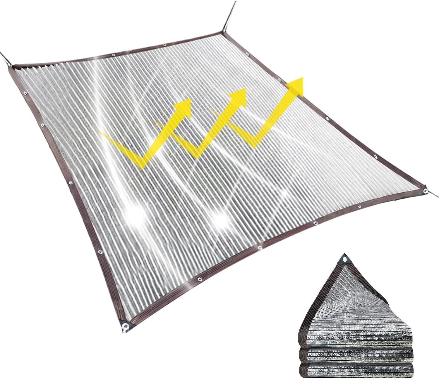 Tuinschaduwweefsel, reflecterende zilver-aluminiumfolie, uv-bescherming