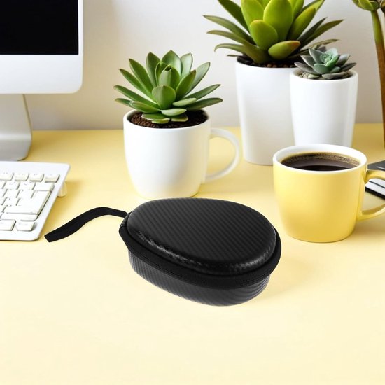 2 Stuks Neopreen Earbuds Case Draagbare Hoofdtelefoon Organizer Met Microfoonzakje Compacte Bescherming Voor Neckband Oordopjes Handige Reisaccessoire Sleutelhanger — afbeelding 2