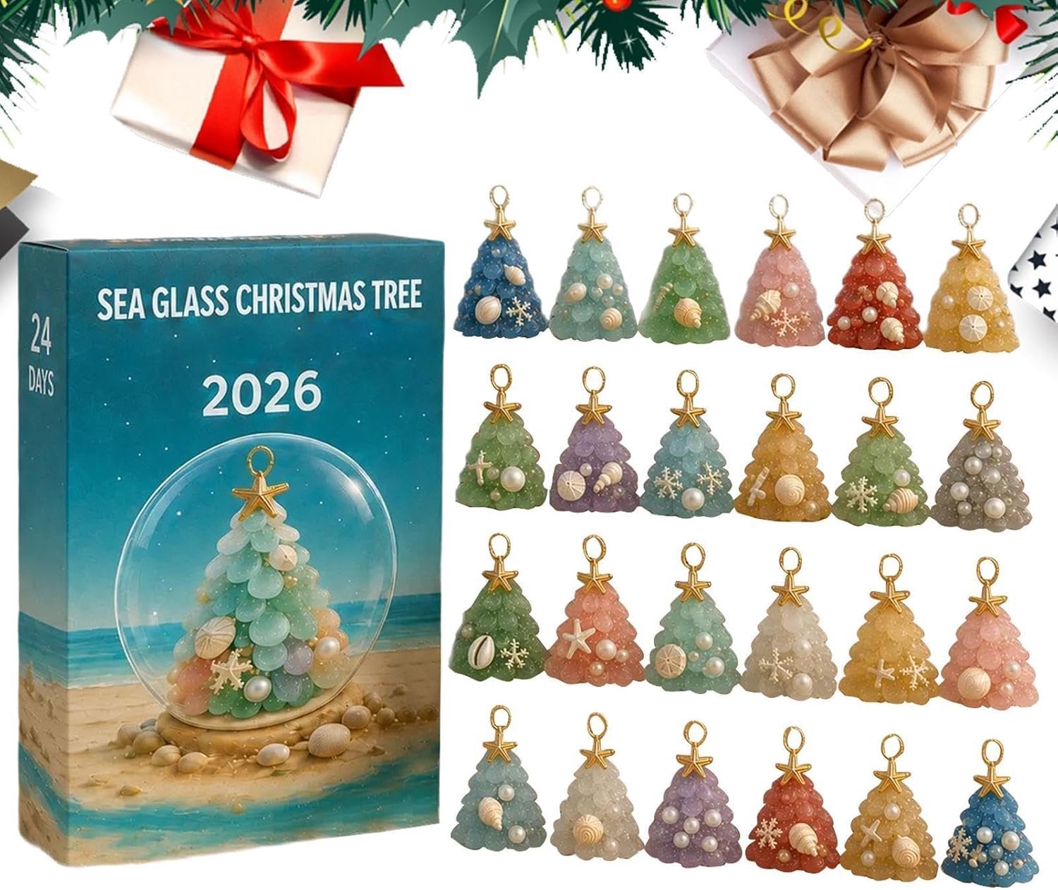 Kerstkalender Advent 24 Dagen Feestelijke Collectible Home Decor
