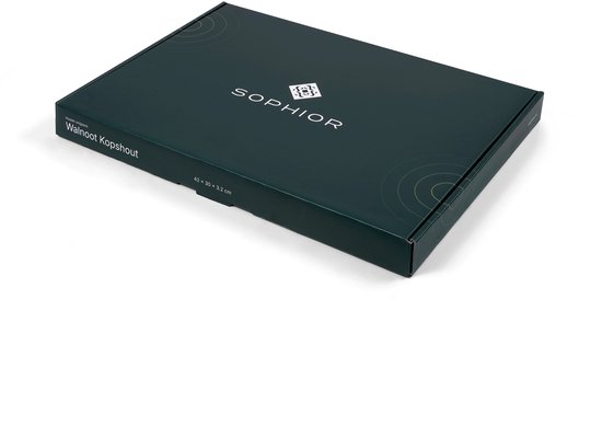SOPHIOR Houten Snijplank Walnoot Kopshout - Groot 42x30x3,2 cm - Met Sapgeul en Handvaten — cadeau in Kookcadeaus - foto 7