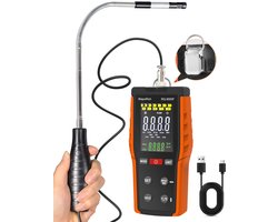 Warmtemeter - Luchtsnelheid 0,1-30 m/s - cfm/cmm/cms - Met temperatuur