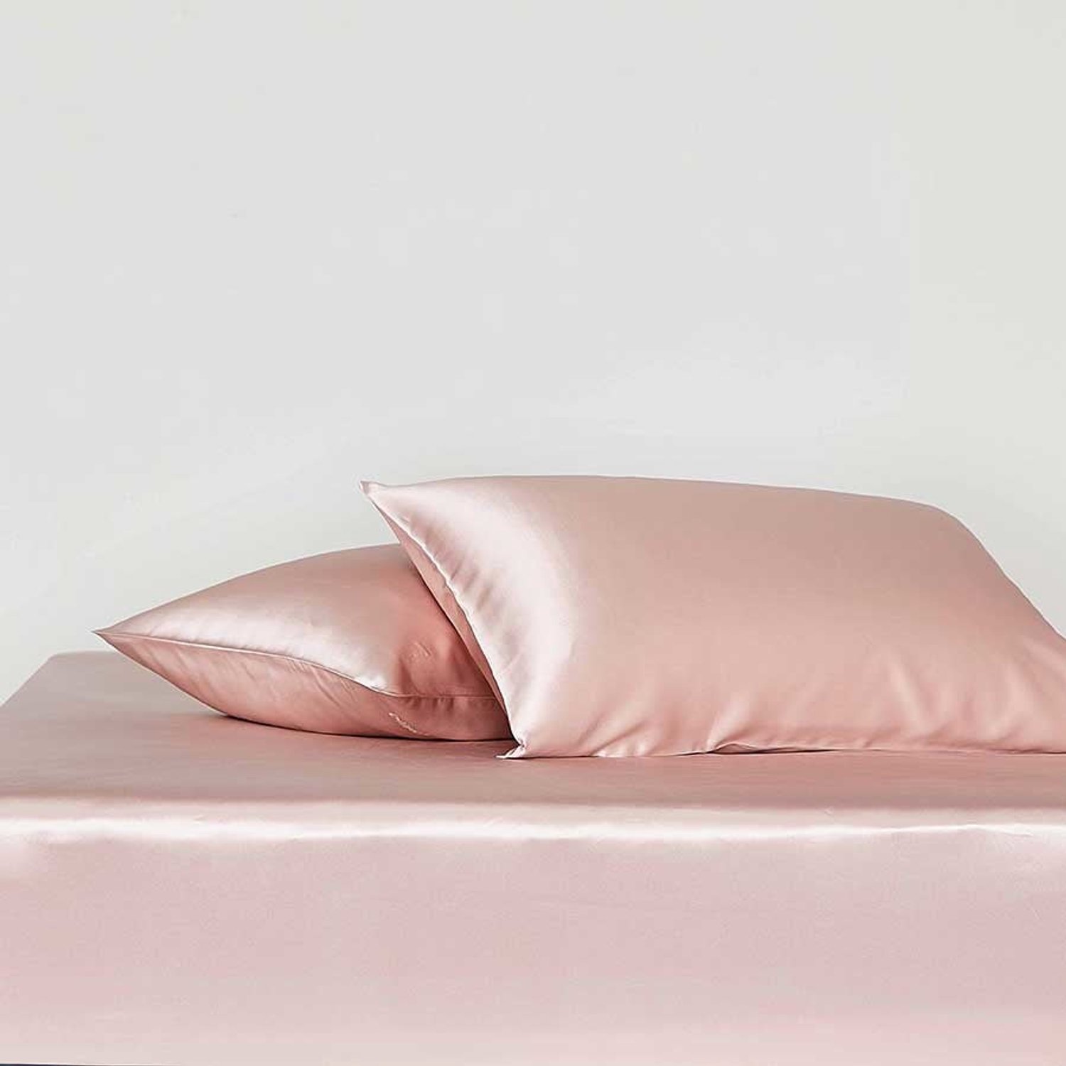 Silk Heaven Zijden kussensloop 40x80cm Vintage Roze Ritssluiting 22 Momme - Kussensloop set - Luxe Silk Kussensloop 100% moerbei zijde - Zijde kussensloop - Silk Heaven - 40x80cm / Ritssluiting Oudroze