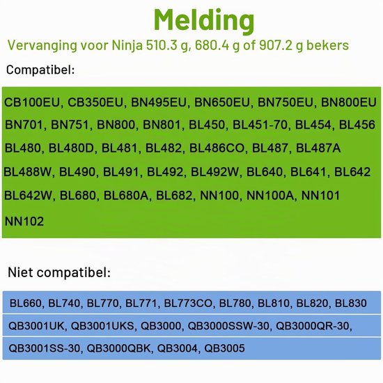 Blenderbekers met deksels - 2 stuks - BPA-vrij - Vaatwasserbestendig — afbeelding 5
