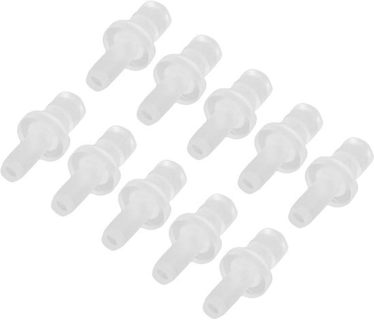 Melkbuis Connectoren - Melkslang Fittingen - Koffiebereiding Onderhoud - Real-time Flow Monitoring - 10 Stuks - Transparant