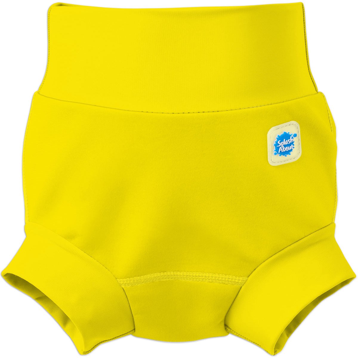 Splash About Happy Nappy – Herbruikbare Zwemluier – Neopreen – Lekvrije Pasvorm, Yellow, 12-24 maanden
