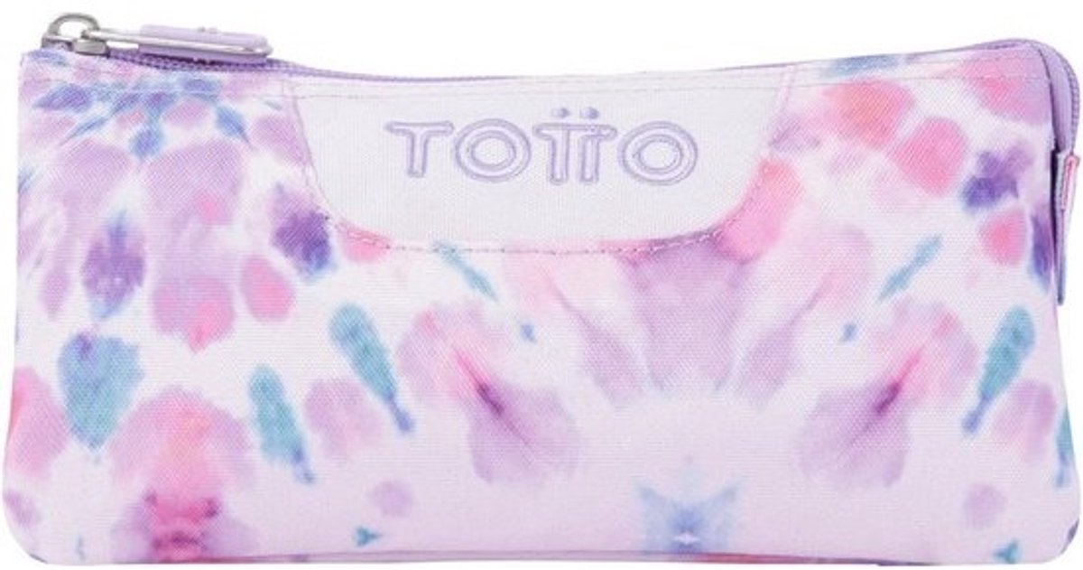 Schoolmap met Drie Vakken, Tie Dye Print