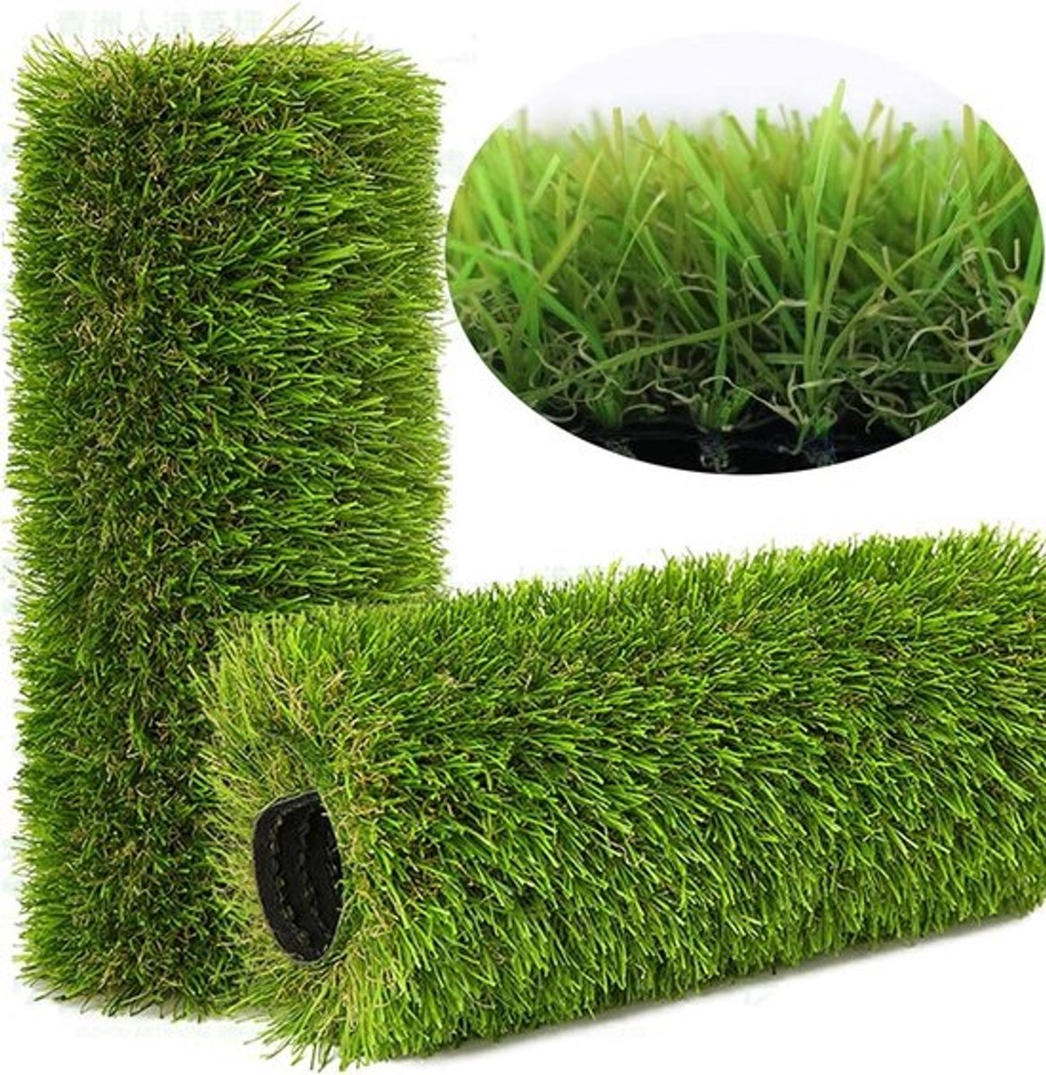 Realistisch Kunstgras Gazon - 3,5 cm Poolhoogte voor Binnen en Buiten
