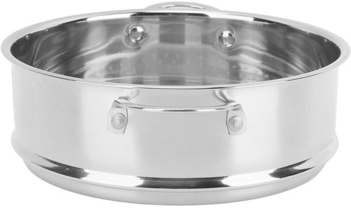 Stoommand - Stoomafvoermand - Gezond Koken - Dubbel oor ontwerp - Compact formaat - Zilver