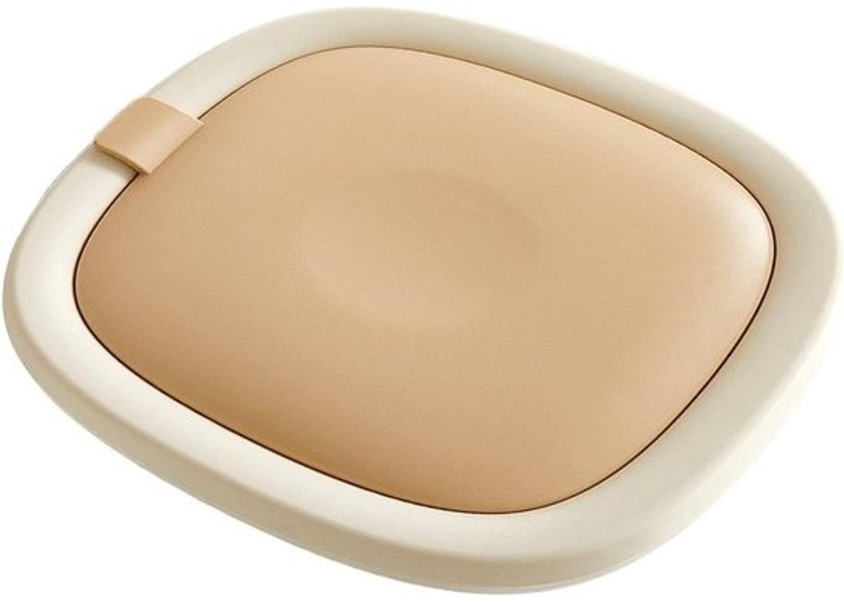 IJs Bakplaat - Dessert Maker - Zelf Desserts Maken - Voedselveilige Plaat - 23x23 cm - Geel