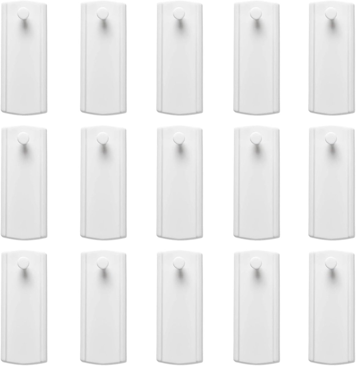 15 stuks zelfklevende fotohangers zonder boren, Tesa plakspijkers voor fotolijsten, kleefhaken voor foto's ophangen aan behang en pleisterwerk, eenvoudig te verwijderen (3 x 7,5 cm)
