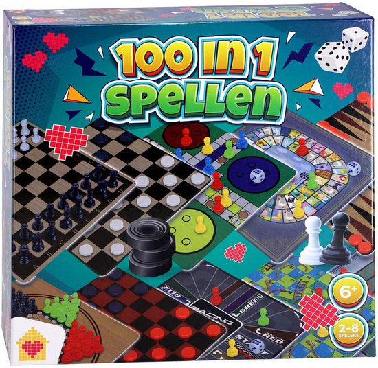 Spellendoos 100 in 1 - Spelletjes - Entertainment van OSA PRIVAT — afbeelding 2