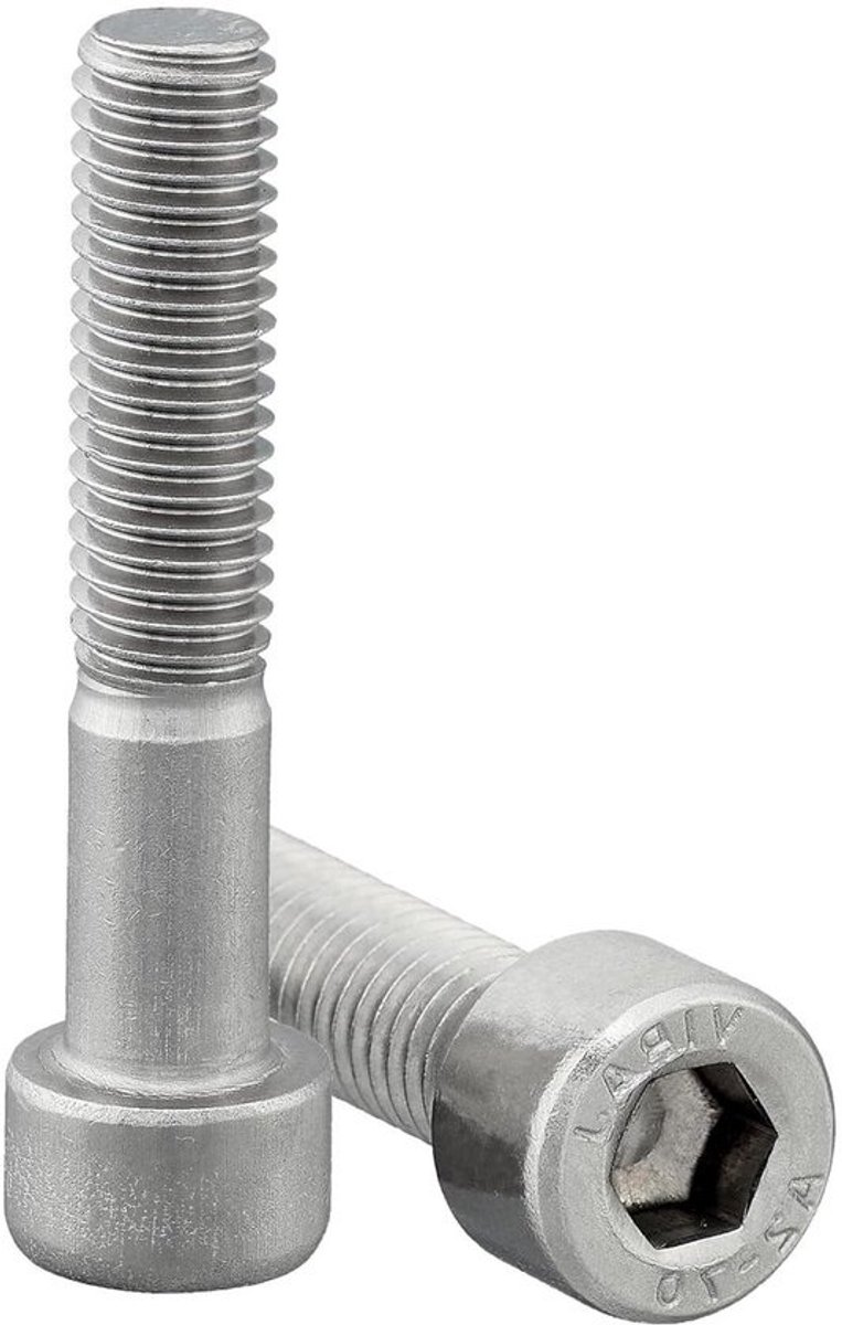 Cilinder Schroef - Zeskant Schroef - Bevestigen Onderdelen - Roestvrij Staal A2 - M5 x 70 mm - Zilverkleurig