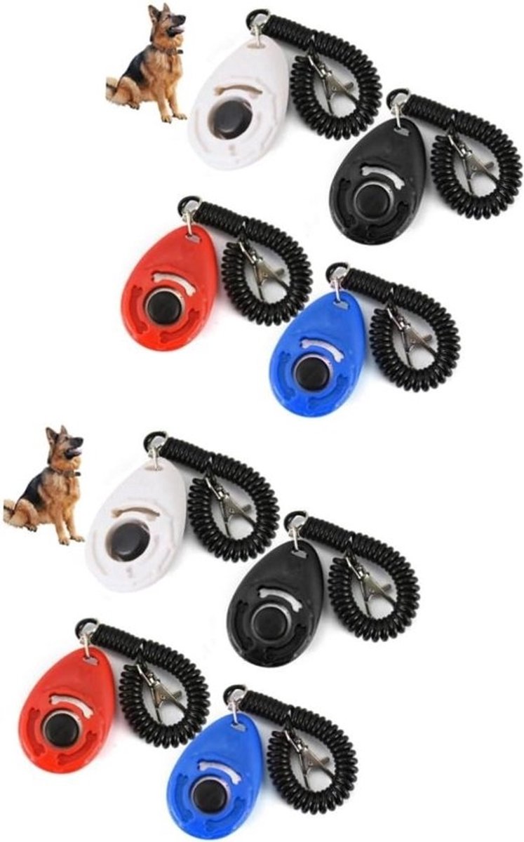 Trainingsclickers Huisdieren - Honden Clicker - Huisdier Training - Grote Knop Luid Geluid - 6 x 4 x 35 cm