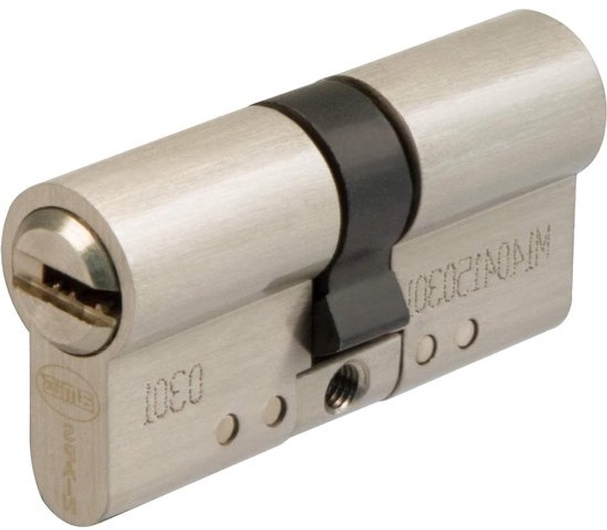 Veiligheidscilinder Deurslot - Cilinder Koppeling - Deur Beveiligen - Anti-boor anti-stootslot - 80 mm 40-40 - Matzilver