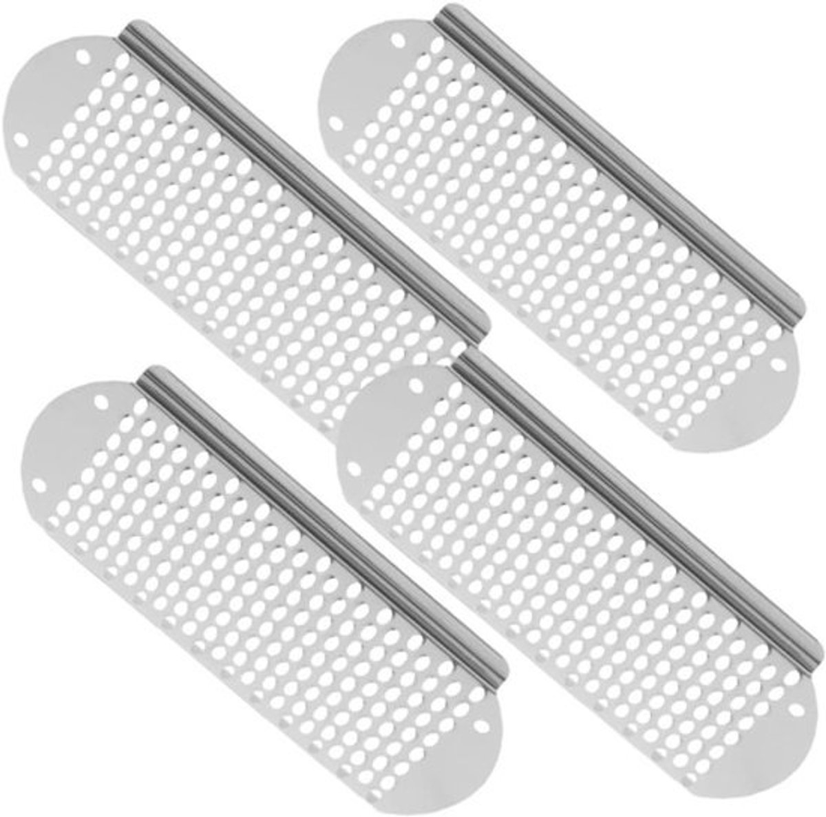 Voetvijlen - Voetrasp Schraper - Verwijderen Dode Huid - Roestvrij Staal - 14 cm - Zilver