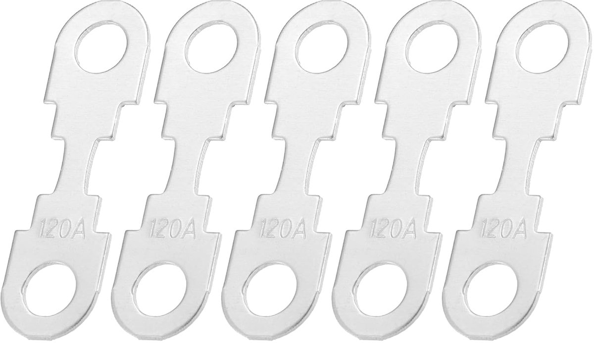 ABSOPRO 5 Stuks 120A 12V Hoge Stroom Strip Zekeringen Voor Auto Audio Zekeringen Houder