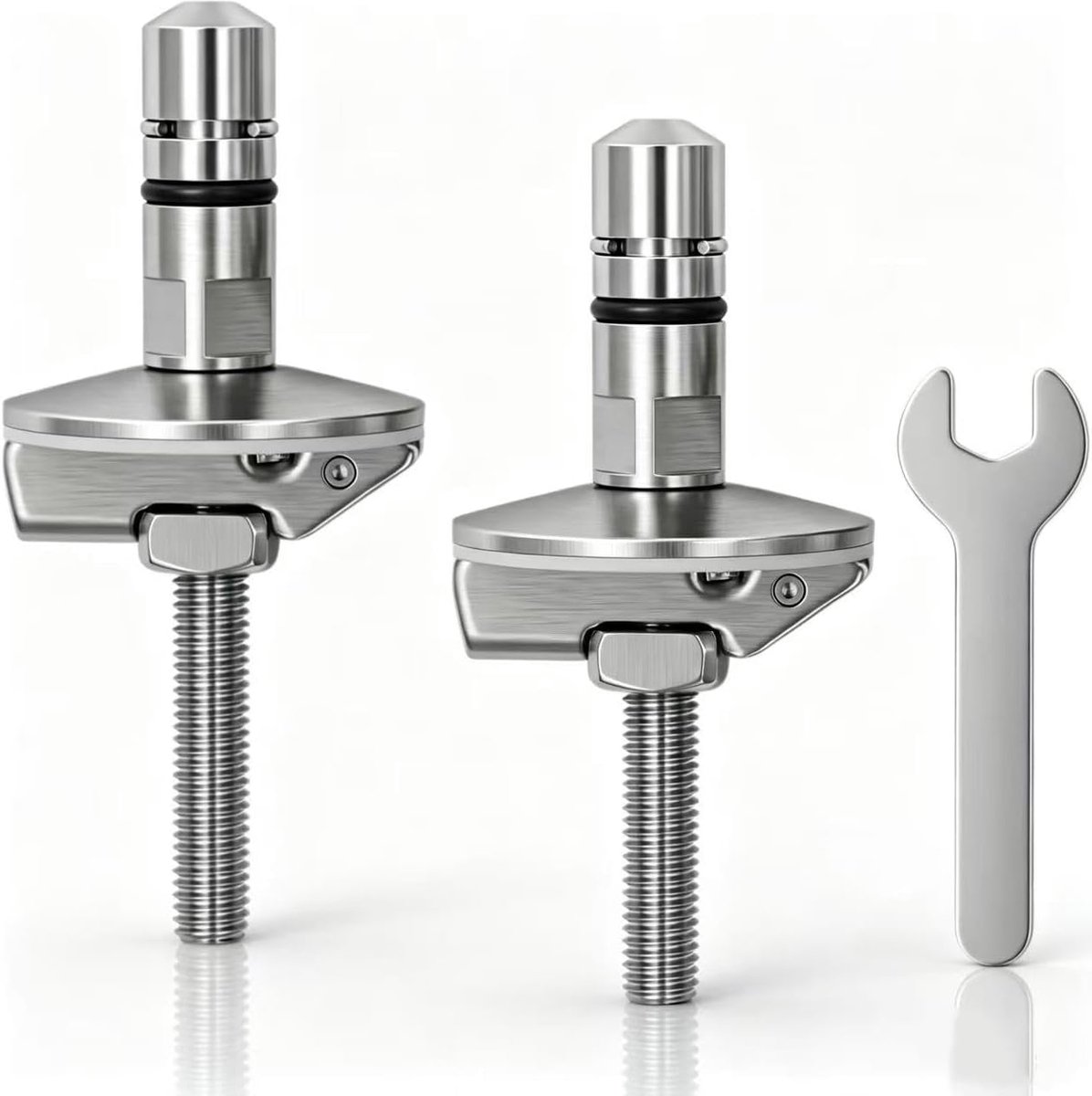 2 stuks wc-bril bevestigingsscharnier, M6 x 71,5 mm wc-bril bevestiging