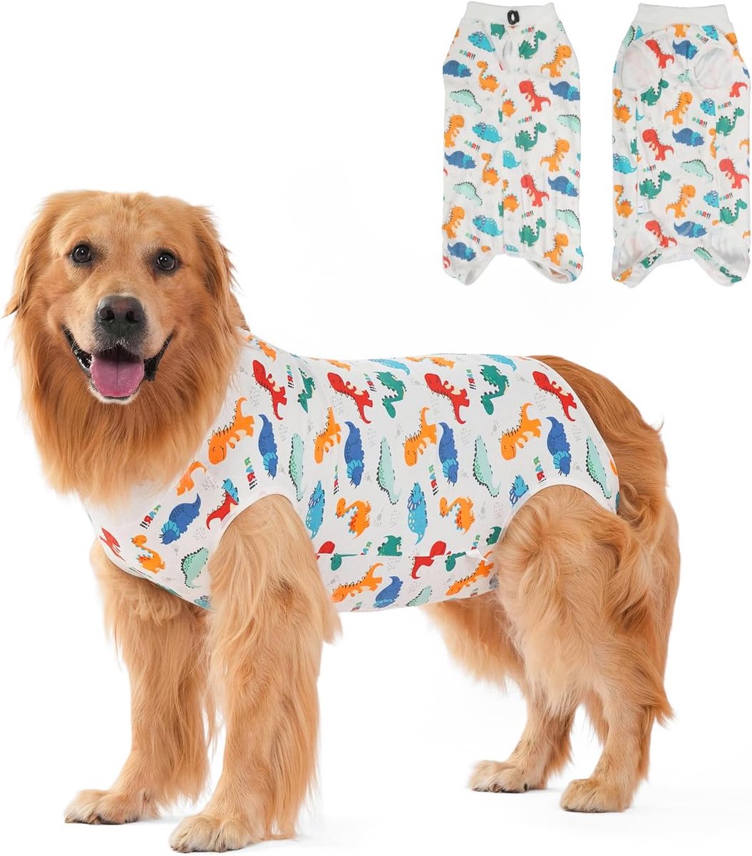 Herstelpak voor Honden, Body na Operaties Hond, Zachte Chirurgische Bodysuit, Vrouwelijk en Mannelijk, Wondbescherming Vest, Voorkomen Likken Ademend Pak, Alternatief voor Kegels