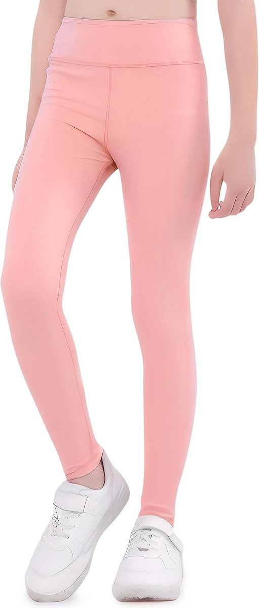 Leggings Meisjes Kids High Waisted Yoga Broek Katoen Sport Leggings Stretch Lengte Broek Multicolour Gym Broek Casual Jogging Sport Broek Lente Herfst Activewear voor Tieners Maat 110-152