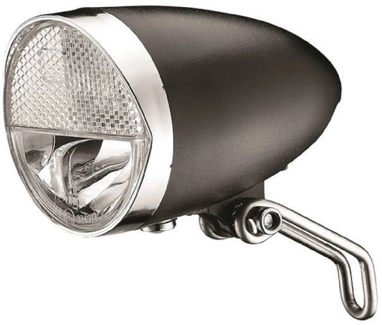 Union Koplamp LED 30 lux zwart voor e-bike 6-44 V met klassieke vorm en montagebeugel voor fiets — afbeelding 2