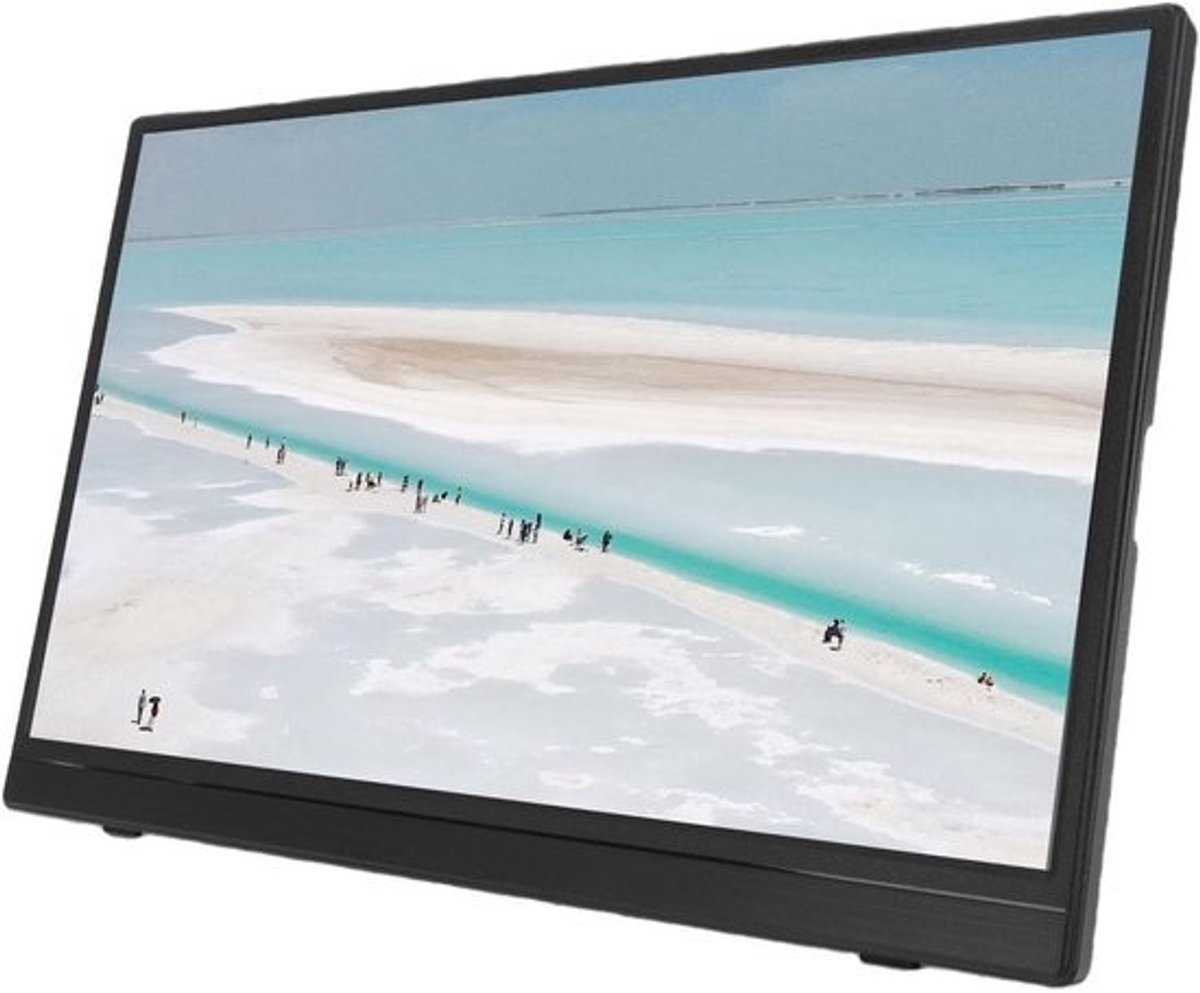 Draagbare Monitor - Extern Display - Productief Werken - Draadloze Schermspiegeling - 156 Inch - Zwart