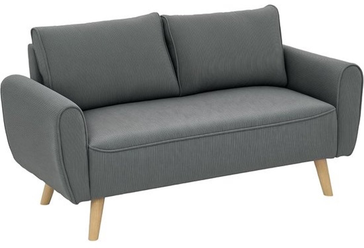 Zweisitzer Sofa met Diepe Zittingen en Kussens voor Woonkamer en Slaapkamer