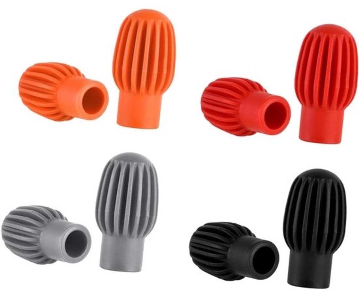 Drumstok Dempers - Drum Demper Set - Oefenen Zonder Geluid - Behoud Toon Kwaliteit - 3.3cm - Diverse Kleuren