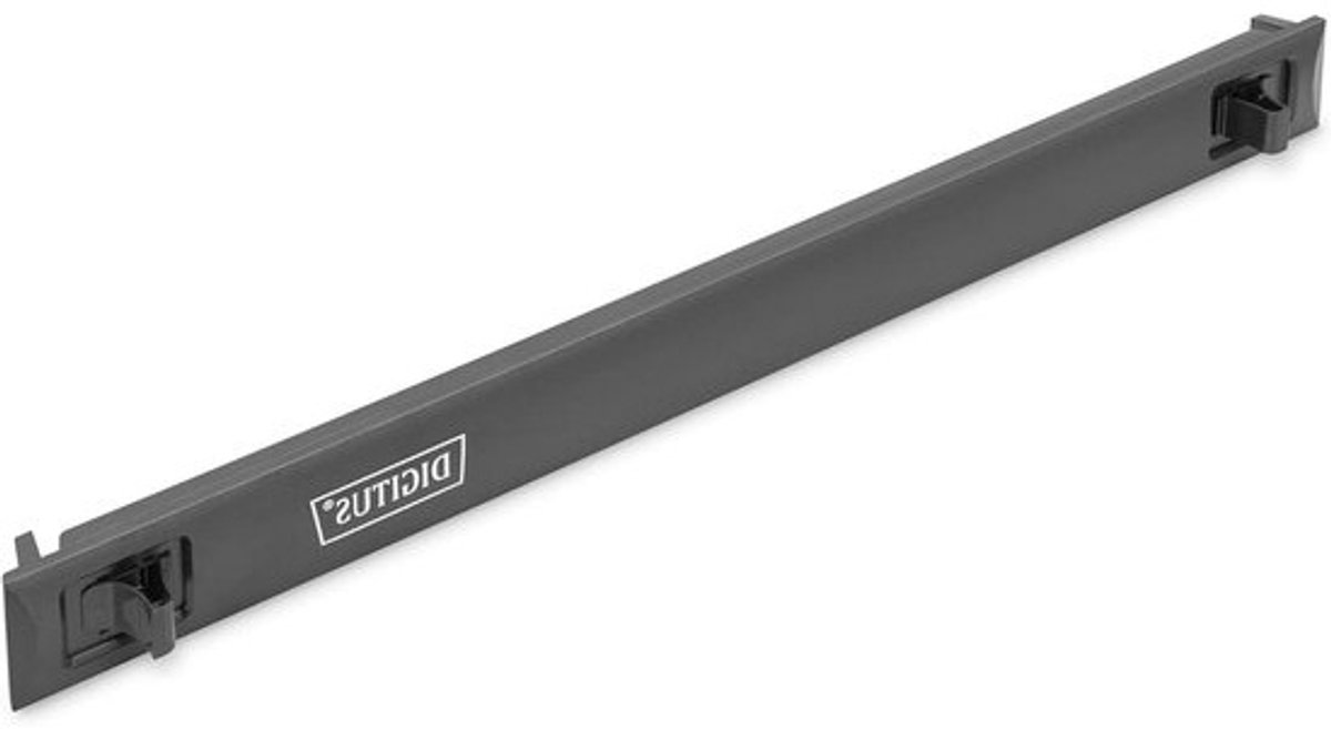 Blindafdekking 19 inch - Paneel afdekking - Netwerkkast afscherming - Snap-in montage - 1U - Zwart