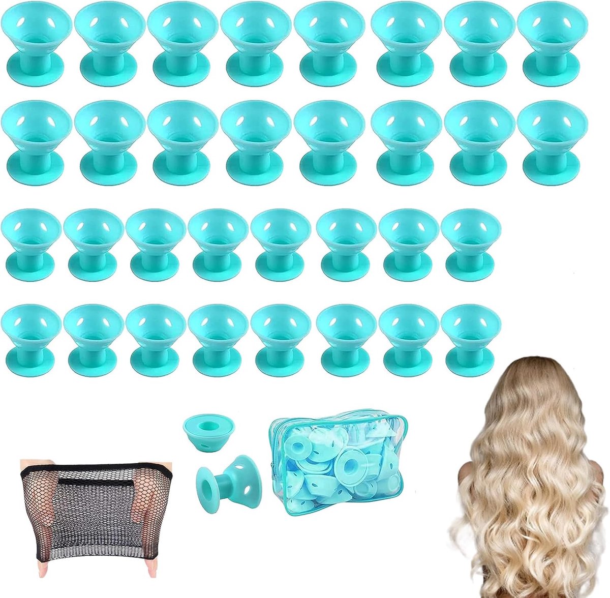 Krulspelden voor 's nachts haarstyling tools voor kort lang haar