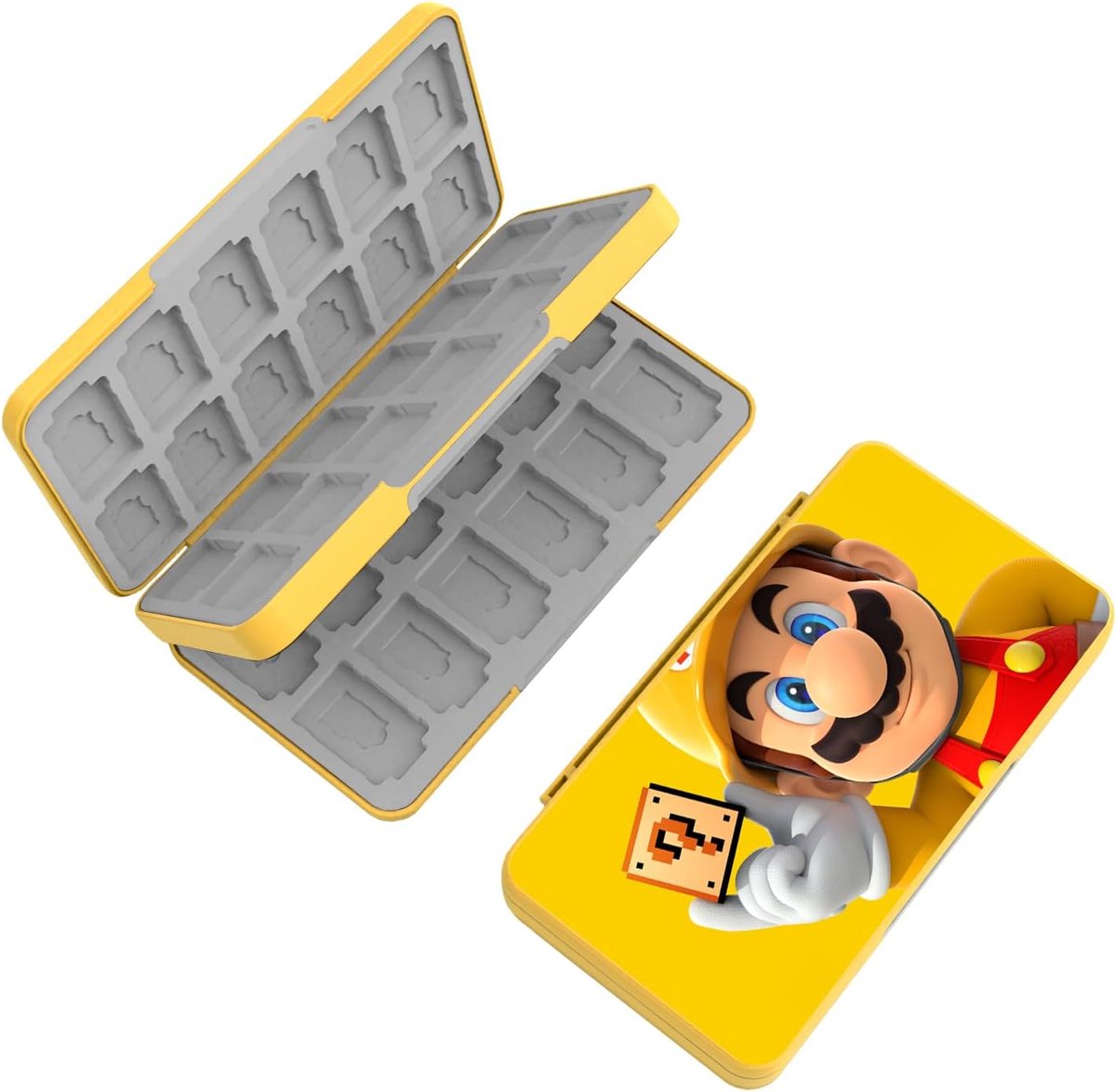 Card Holder, speelhoes voor switch, speelkaartenbox, met 48 sleuven voor speelkaarten en 48 SD-kaartsleuven, zachte siliconen (SC4802)