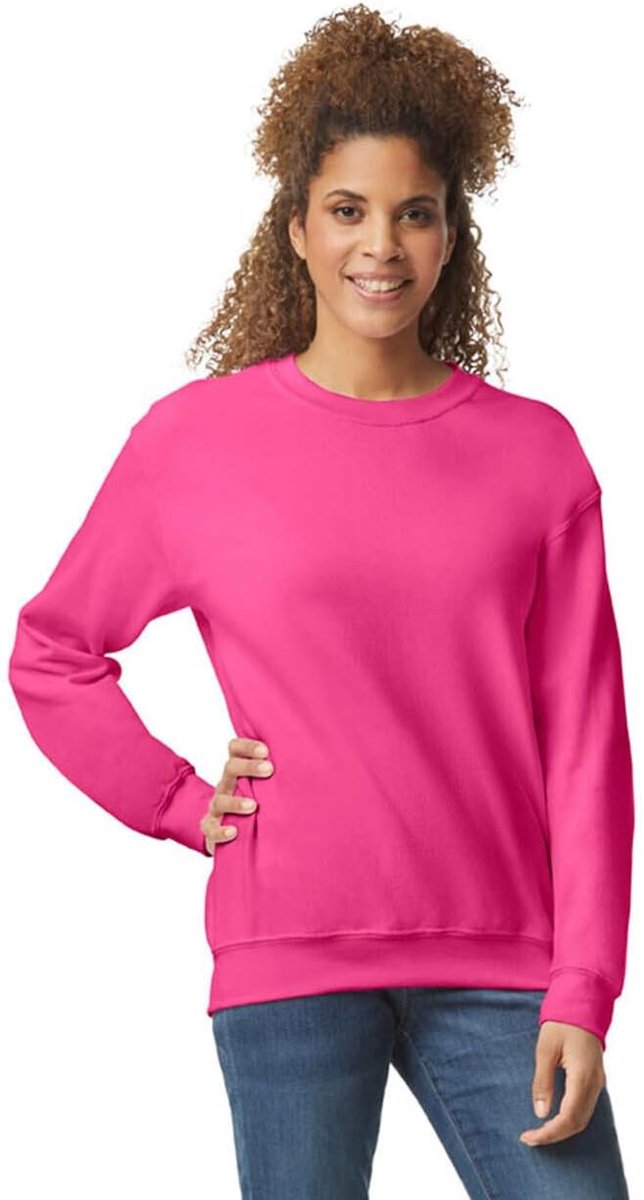 Heavy Blend Crewneck Sweatshirt voor heren, uniseks, katoen met ronde hals in vele kleuren, grote maten, S, M, L, XL, XXL, 4XL, 5XL