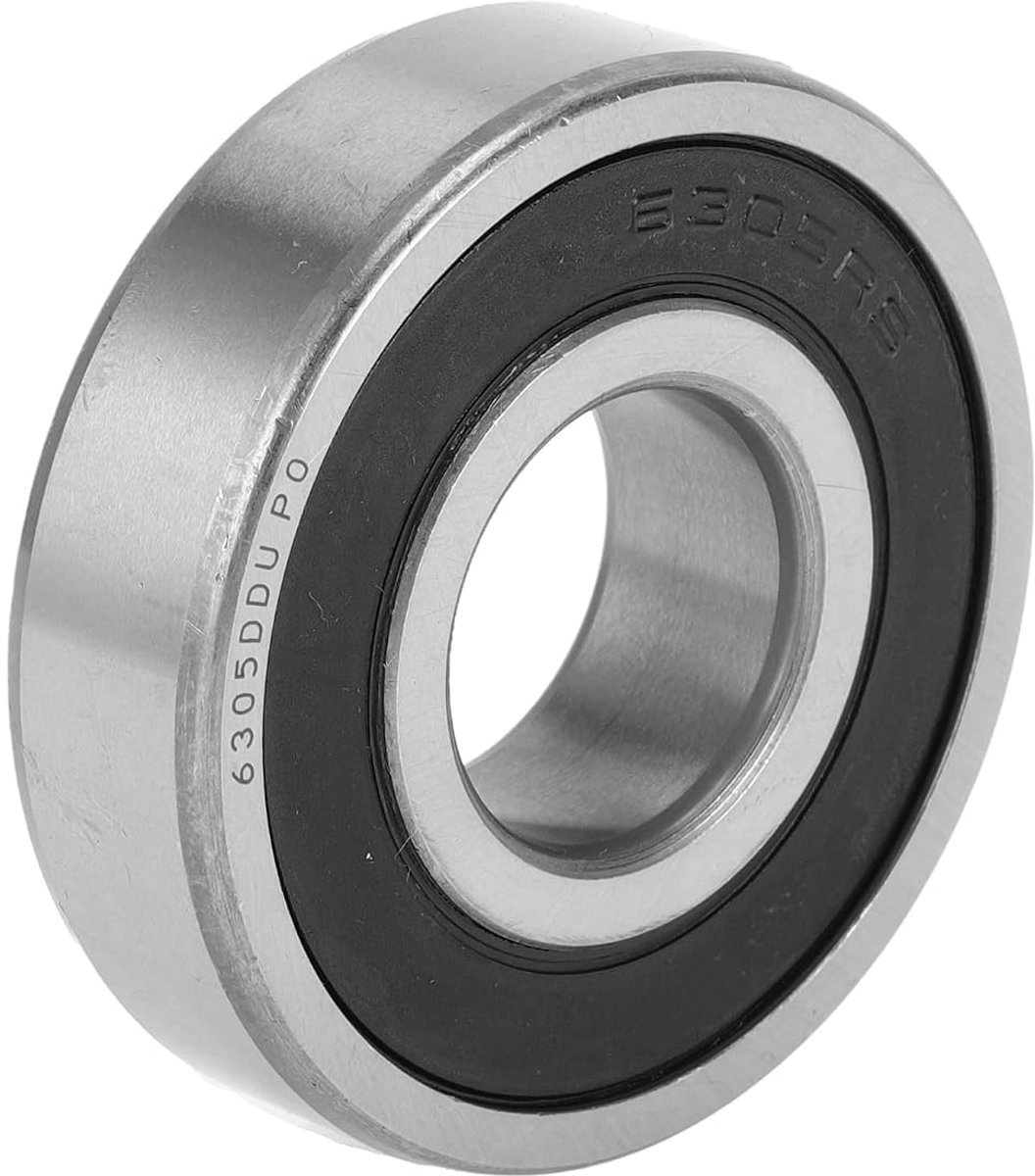 ABSOPRO 6305DDU Diepe Groef Kogellagers P0 25x62x17mm Gesmeerde Lagers Dubbele Rubber Afdichting Zwart Zilveren Toon Scooter Skateboard Wiel