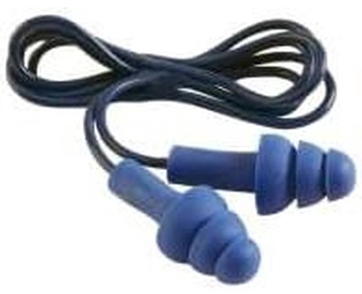 Oordopjes - Gehoorbescherming - Geluid Dempen - Metaal Detecteerbaar - 1 Paar - Blauw