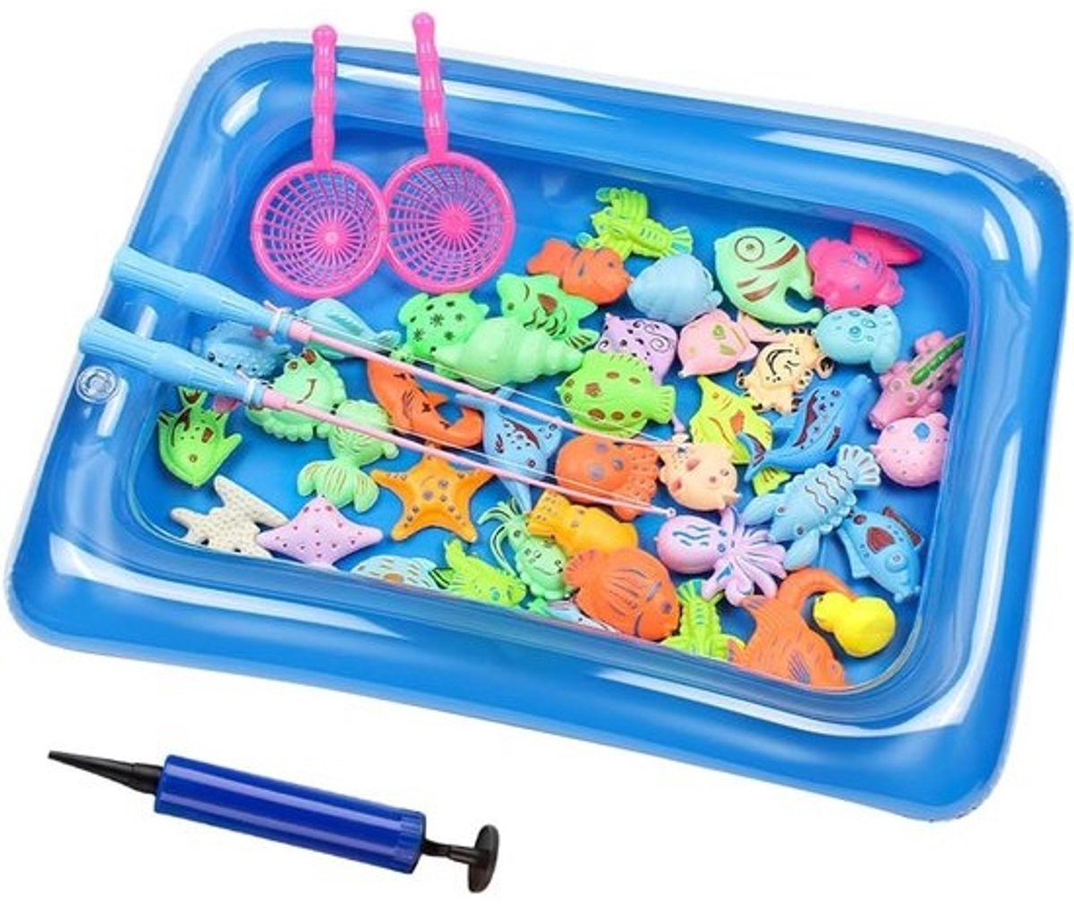 50 Delig Magnetisch Visspeelgoed Set - Hengelspel voor Jongens en Meisjes - Leerzaam Bad- en Binnenspeelgoed
