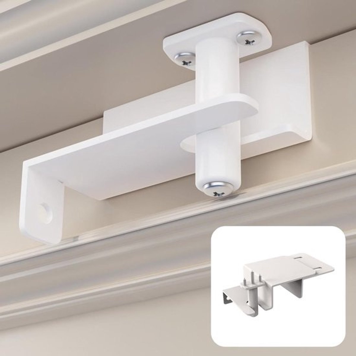 Kinderveiligheid Deurslot - Veiligheidsslot Deur - Huis Beveiligen - Verstelbare Breedte - 1-3 Inch - Wit