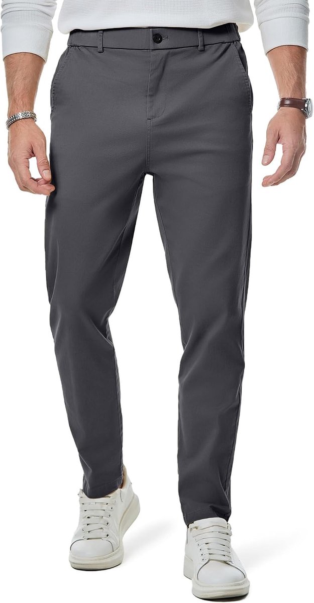 Chinobroek voor heren, casual broek, stretchbroek