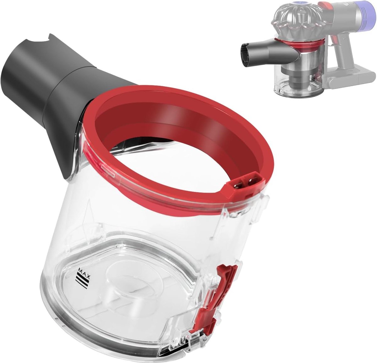 Reserveonderdeel stofreservoir voor Dyson V7 V8 SV10 SV11 stofzuiger