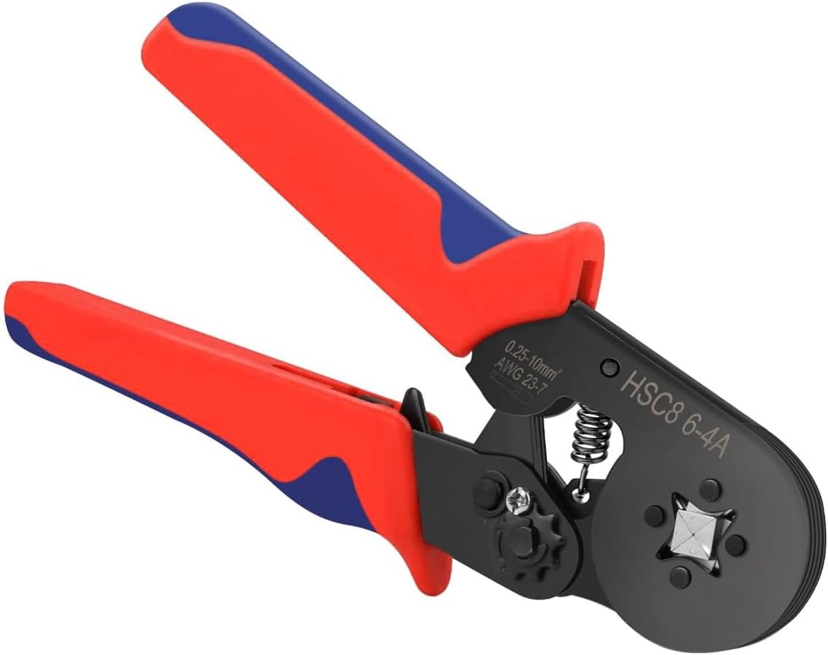 Krimptang Krimptang Krimptang Zelfdraadeindhuls-tang Voor 0,25 tot 10 mm2 AWG 237 Kabel Model HSC8 6 tot 4