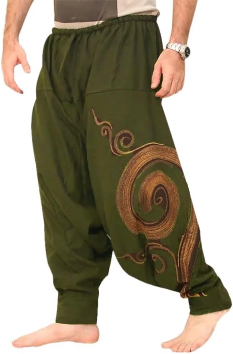 Harembroek Comfortabele Elastische Taille Broek Mode Effen Kleur Casual Yoga Hippies Broek