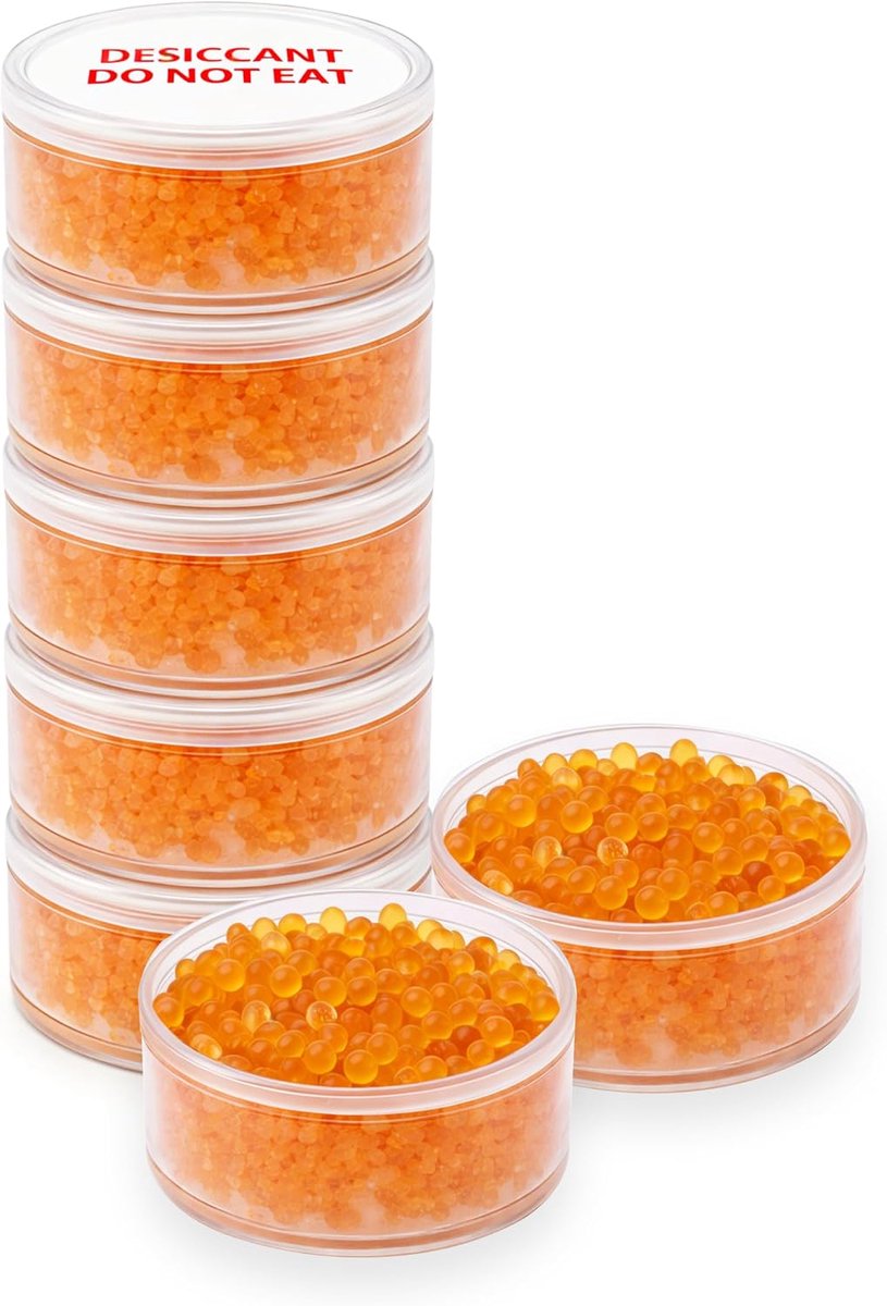 7 droogcapsules voor hoortoestellen, universele silicagel droogcapsules met kleurindicator, droogtabletten accessoires voor het drogen van hoortoestellen